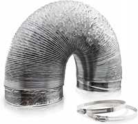 Aluminiowa rura wąż przewód wentylacyjny do elastyczny 5m 150mm