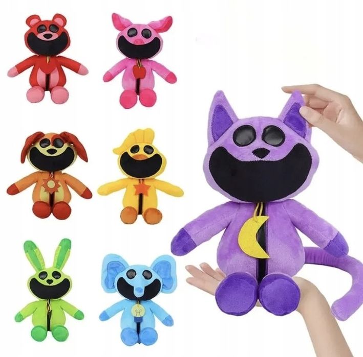 Maskotka 8 X Komplet Poppy Playtime Smiling Critters Uśmiechnięte Zwie