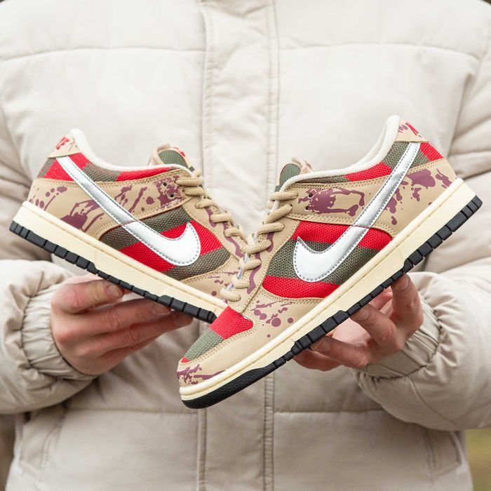 Чоловічі Кросівки Nike SB Dunk Low Freddy Krueger 41-45 Без Предоплати