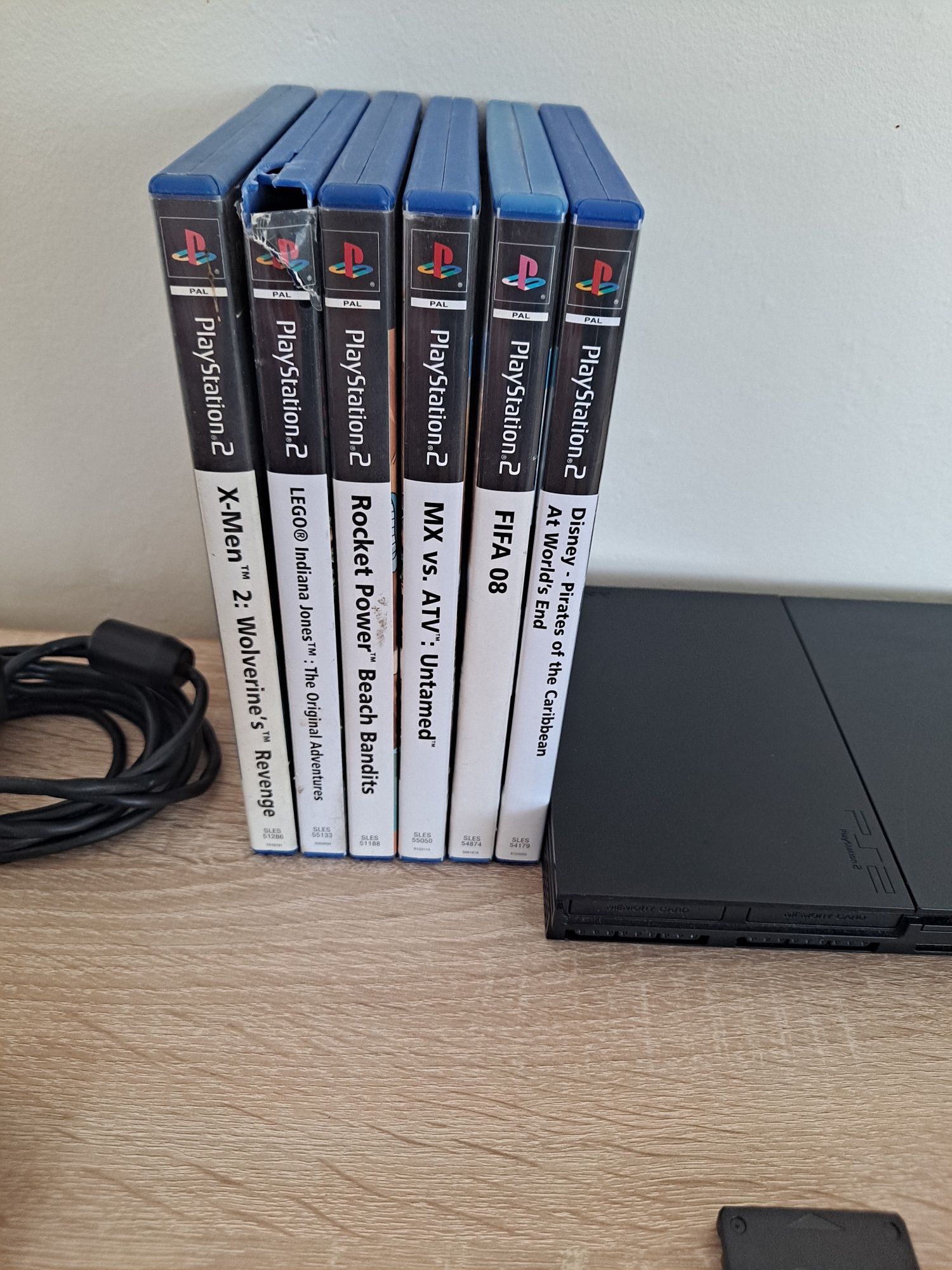 Konsola PlayStation 2 Slim +Gry 2 Pady
