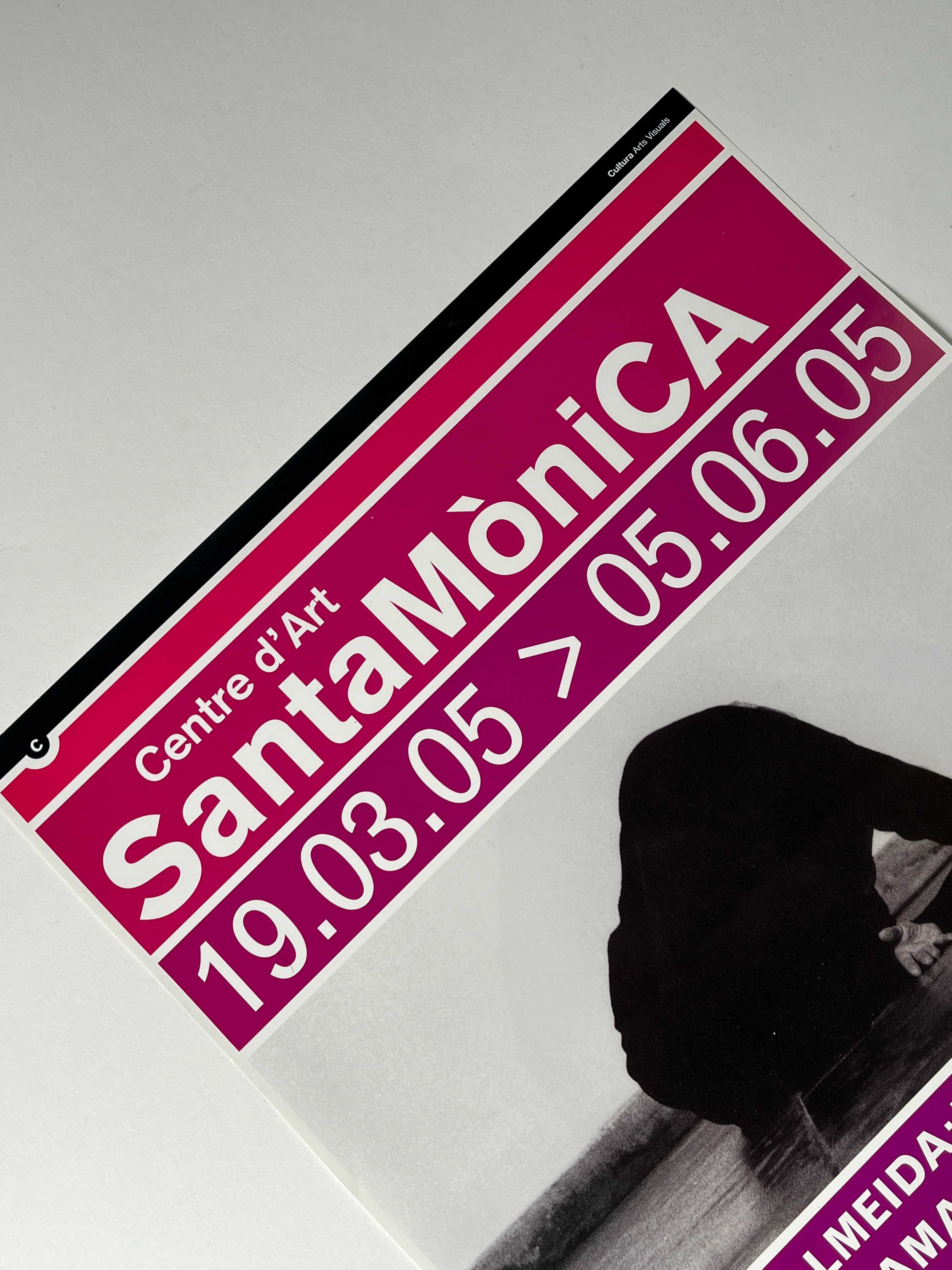 Helena Almeida 2005 Santa Monica Barcelona Cartaz de exposição