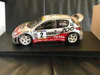 Autoart 1:18 Peugeot 206 WRC Nr 2 Auriol/Giraudet 2000 Rajd Katalonii