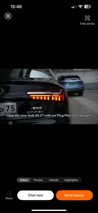 lampy audi a6 c7 sedan