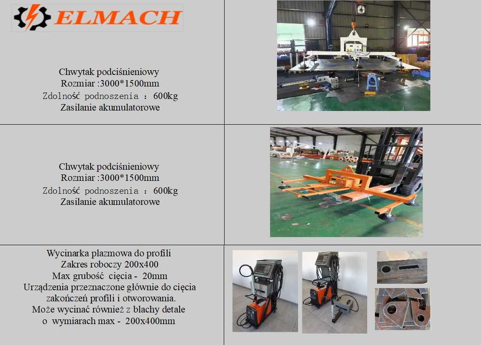Laser 3 kW, 1500x3000mm. Wycinarka laserowa CNC