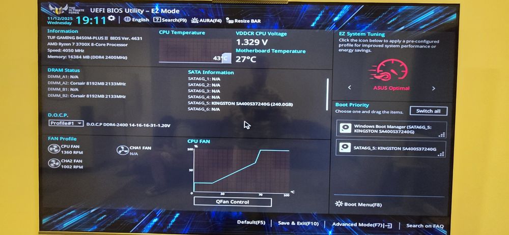 Pc gaming ryzen 7 & gtx 1070 8 gb