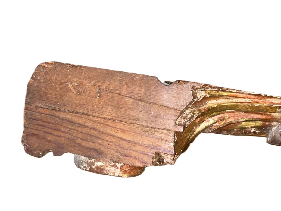 Fragmento de altar em talha dourada seculo 18