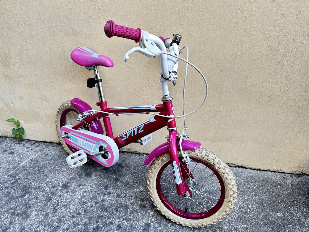Bicicleta Spitz para criança entre 3 e 7 anos.