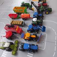 Siku 1:50 zestaw 16 szt. traktory przyczepy maszyny rolnicze