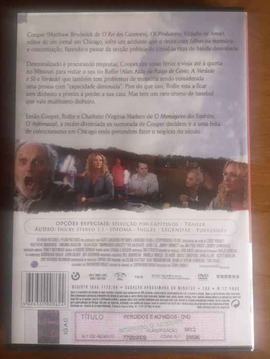 DVD "Perdidos e Achados"