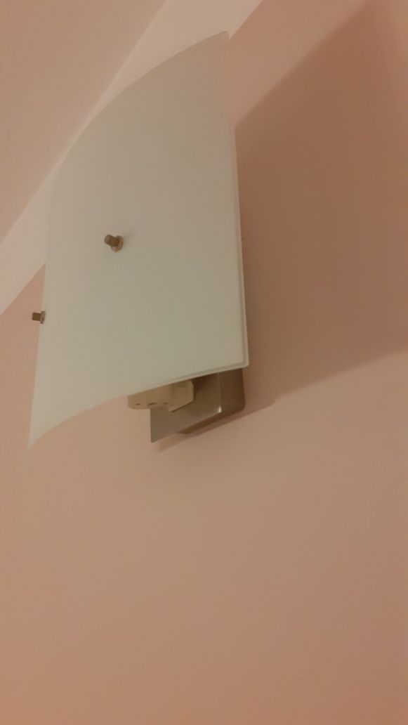 Kinkiet lampa massive prostokąt biała