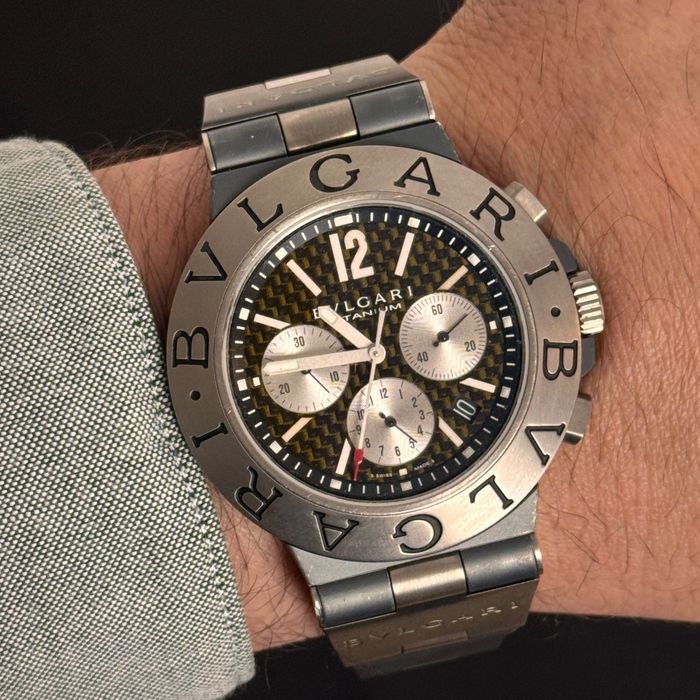 Reloj Bulgari Diagono Titanium 44mm Original