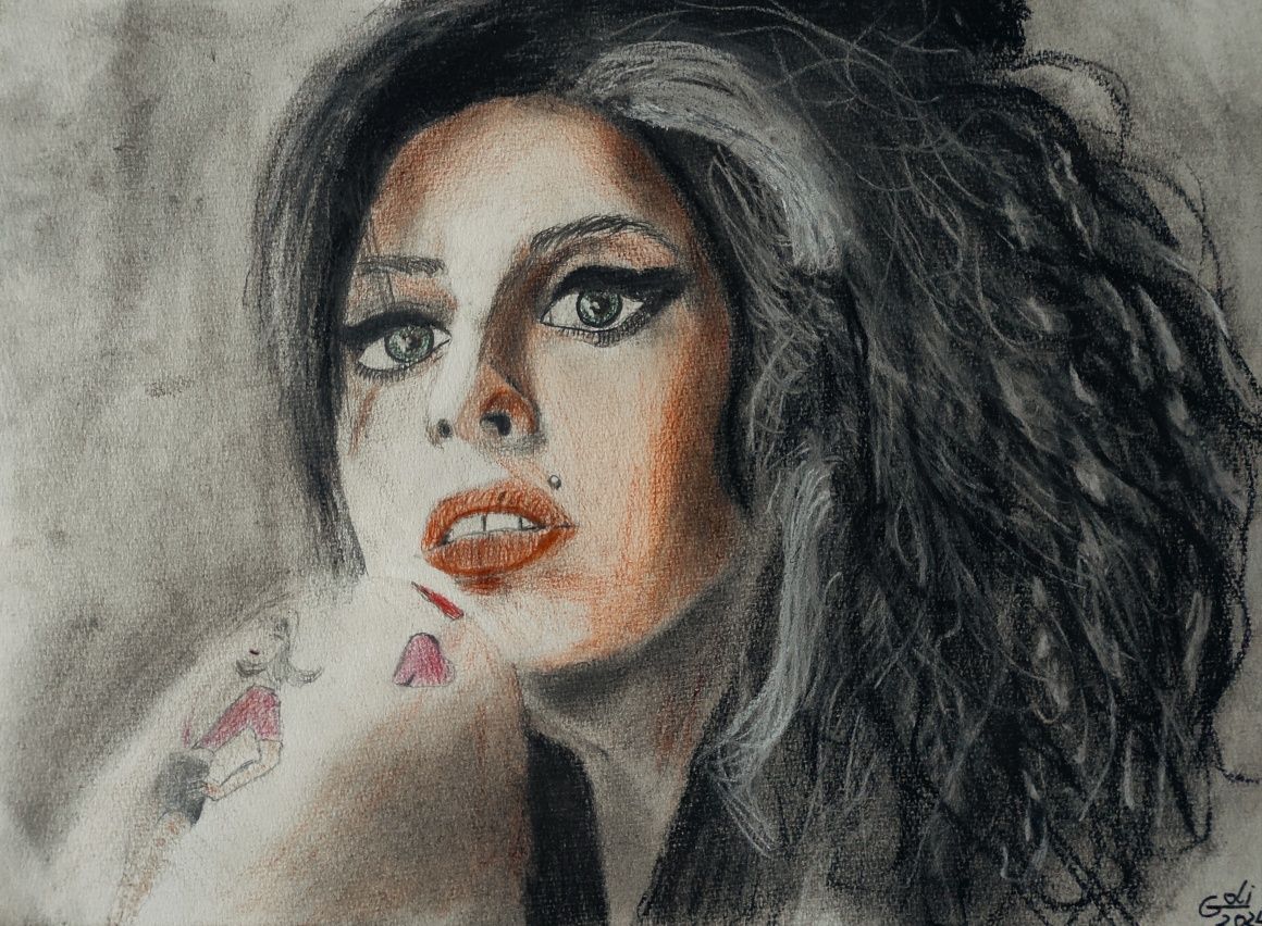 Rysunek, Portret Amy Winehouse