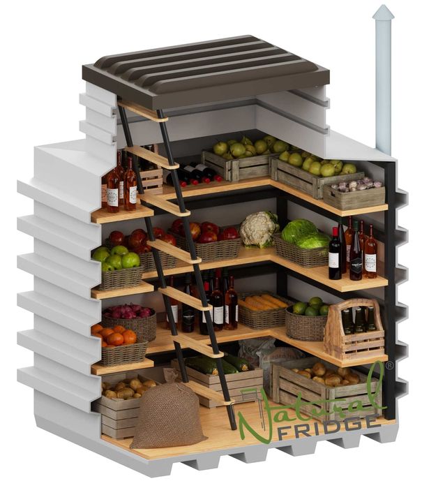 Ekologiczna Piwnica Ziemianka nowa  130×160×200 Cena BRUTTO