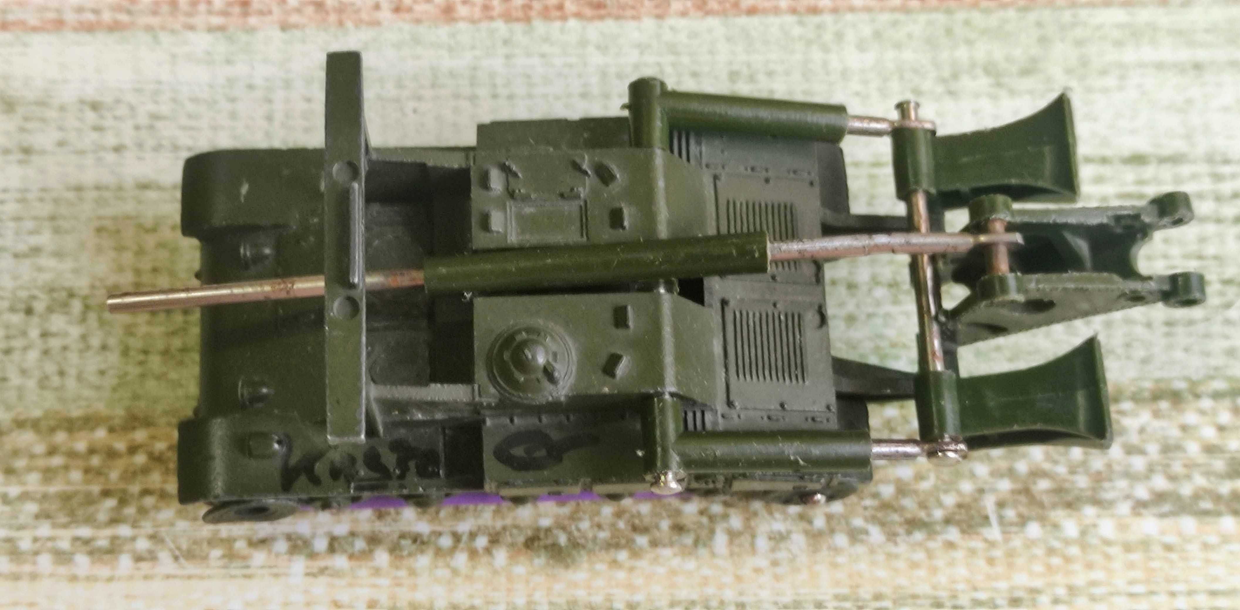 Kolekcjonerski metalowy model czołgu CHAR A.M.X. - UNIKAT !
