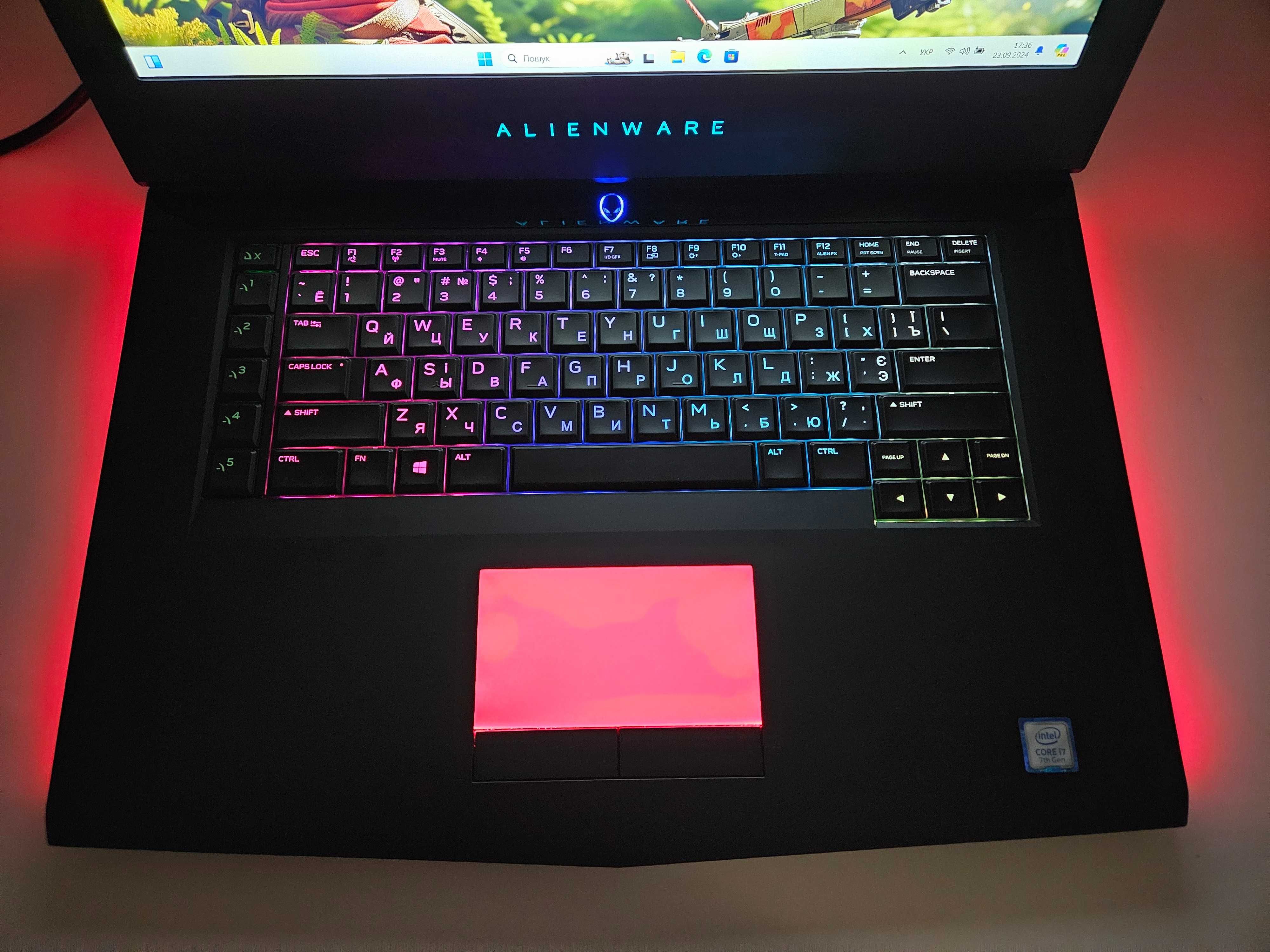 Ноутбук Alienware 15 R3  G-SYNC|i7-7700HQ|GTX 1060|16GB|256GB|256GB