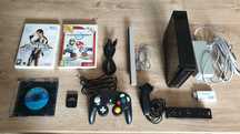 Nintendo Wii zestaw + gra i akcesoria Gamecube