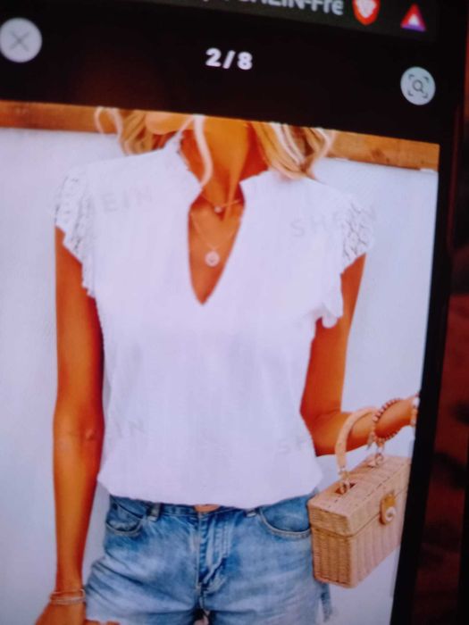 Blusa elegante Branca