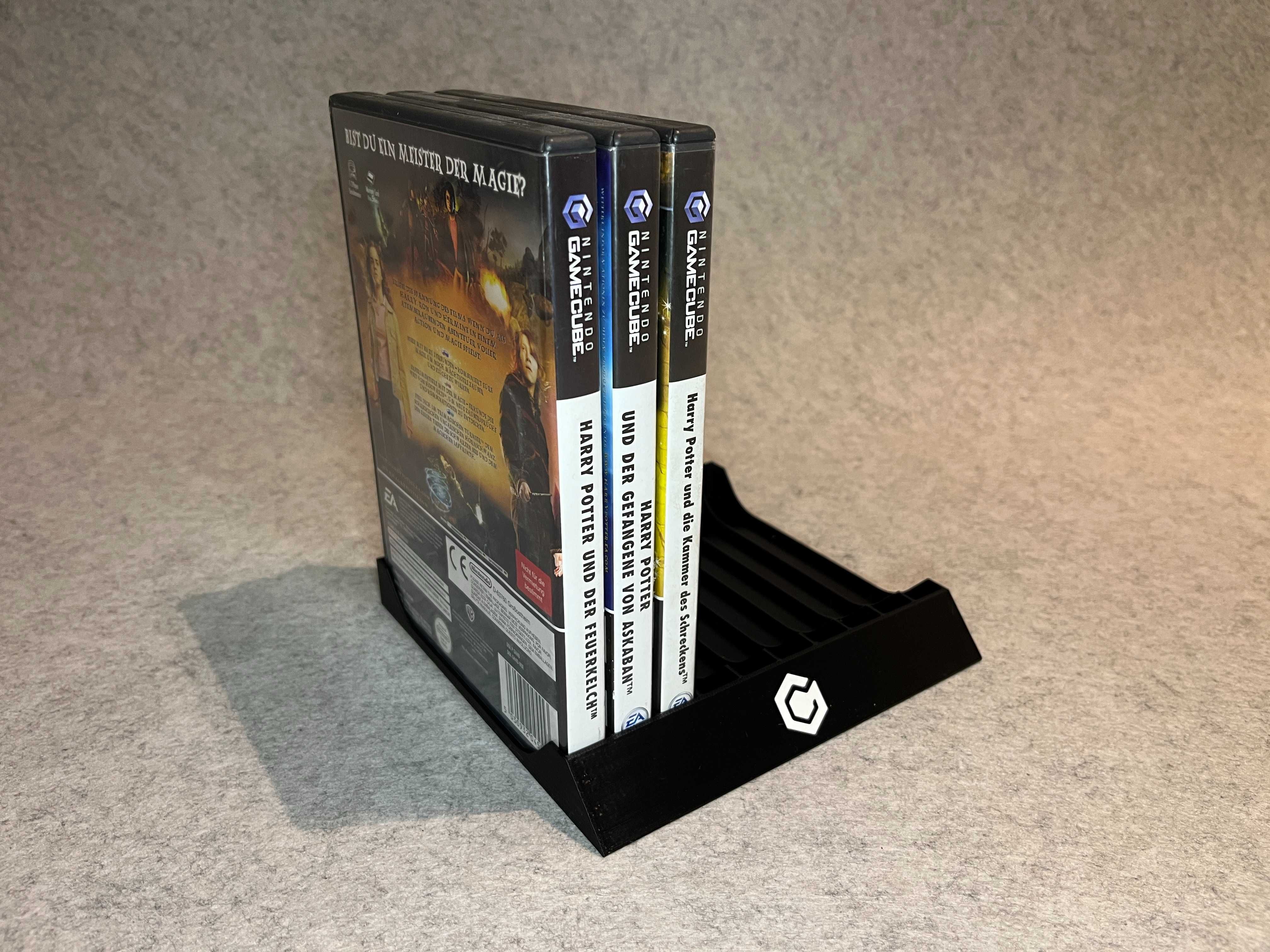 Stojak podstawka na gry do konsoli Nintendo Gamecube