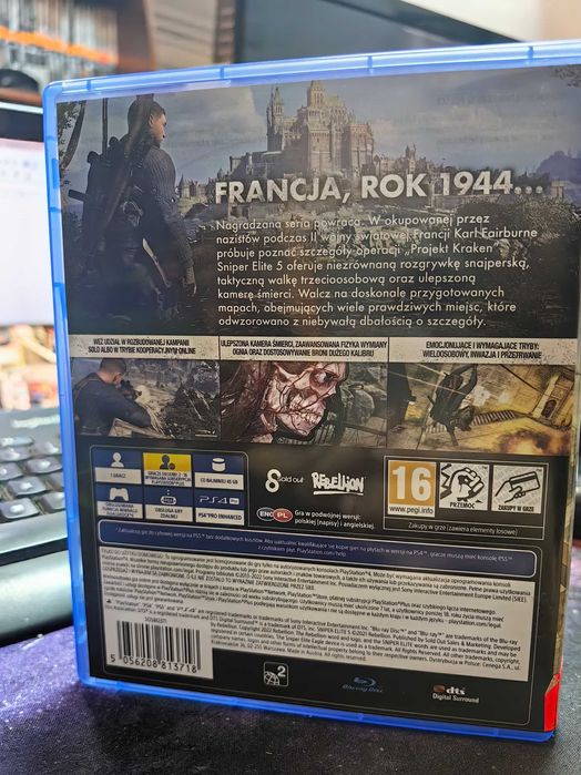Sniper Elite 5 PS4 PS5 PL Wymiana Skup SklepRetroWWA