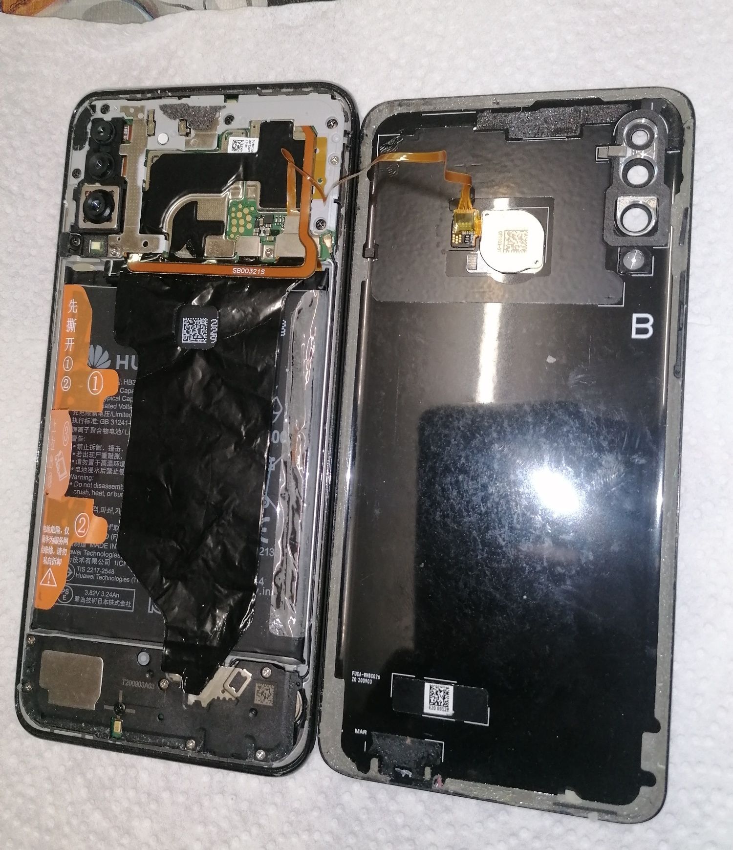 Hauwai p30 lite com avaria