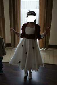Sukienka 146 z bolerkiem
