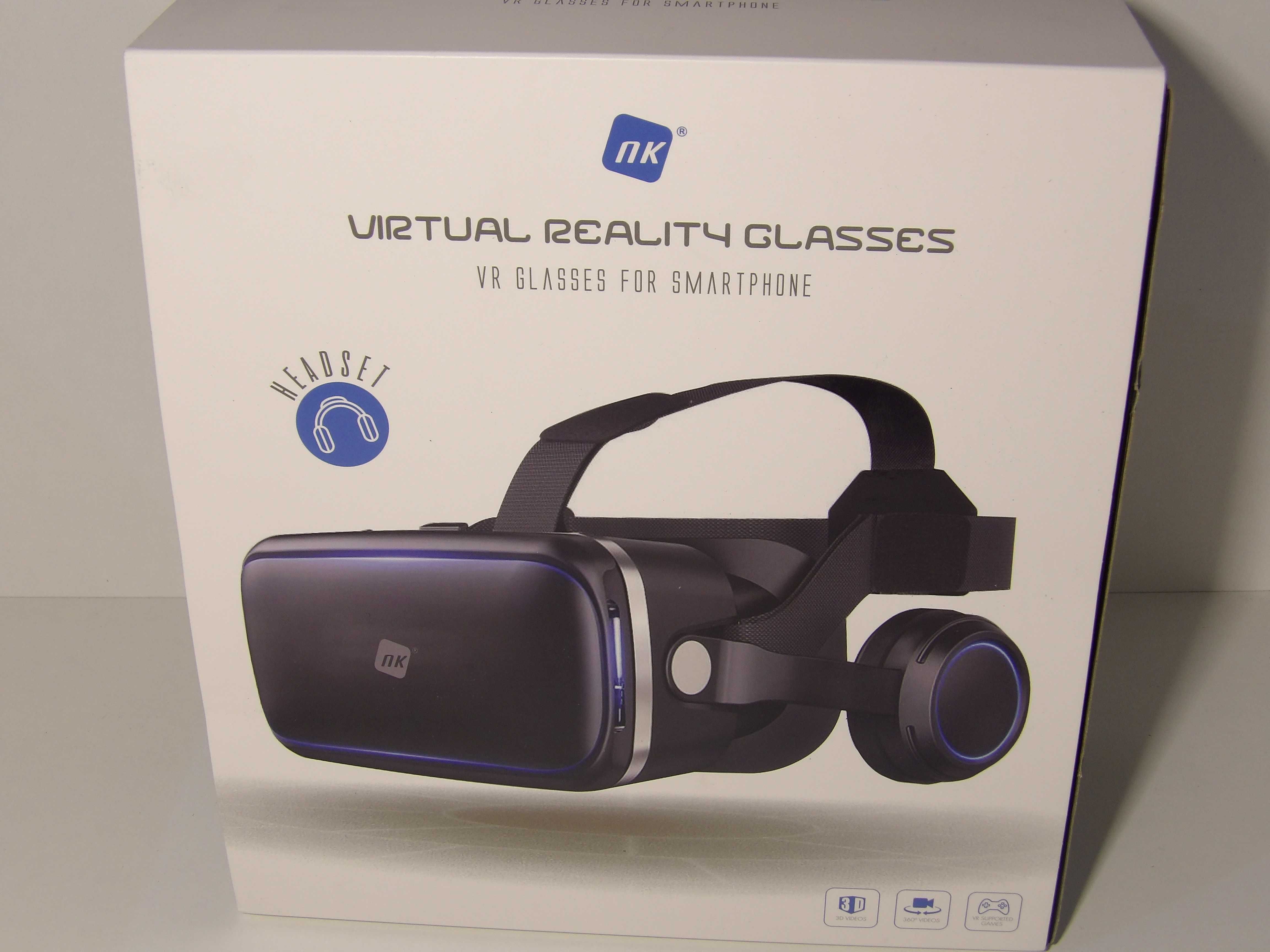 Okulary VR 3D Wirtualne: telefonu ,smartfon ,gier i filmów 360° Hi-Fi4