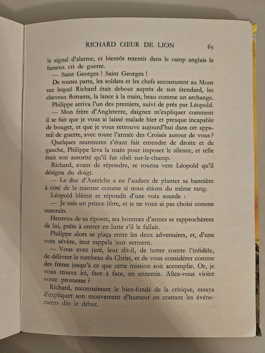 Charles Tritten Richard Coeur de Lion