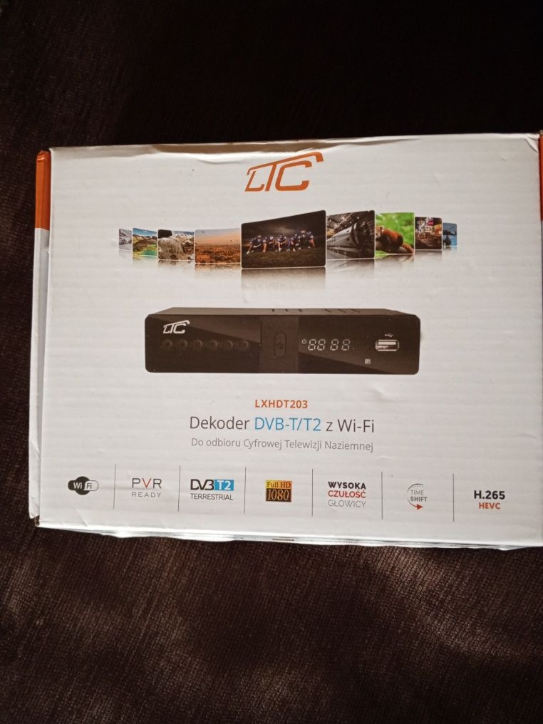 Dekoder DVB-T 2 z wifi YouTube ipla