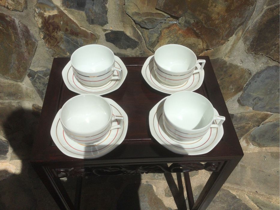 Grandes Chávenas Almoçadeiras Vista alegre marca 32 Art Deco 10,5 cm