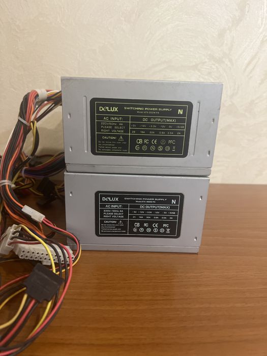 Блоки живлення Delux ATX 350w Коісія ОЛХ включена в ціну