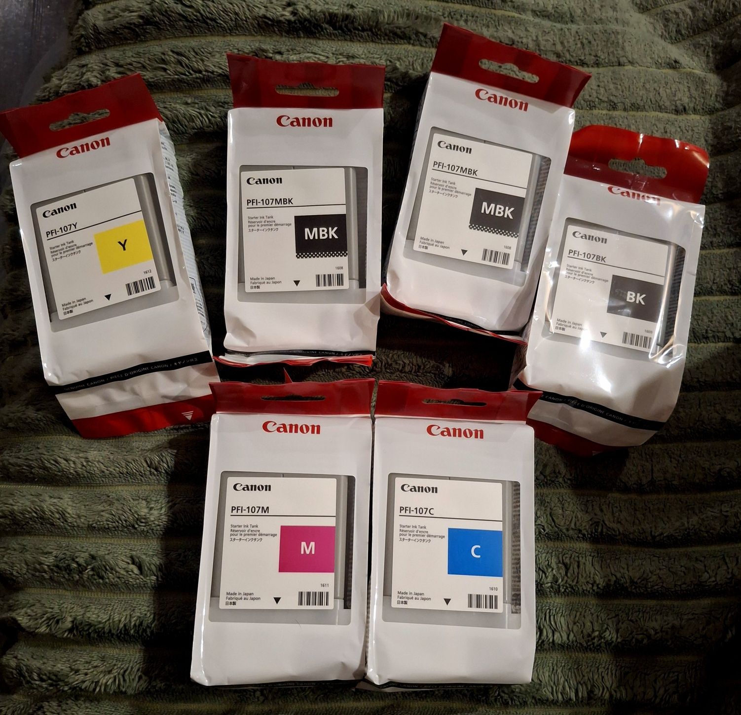 Продаю набор оригінальних картриджів Canon image PFI-107
