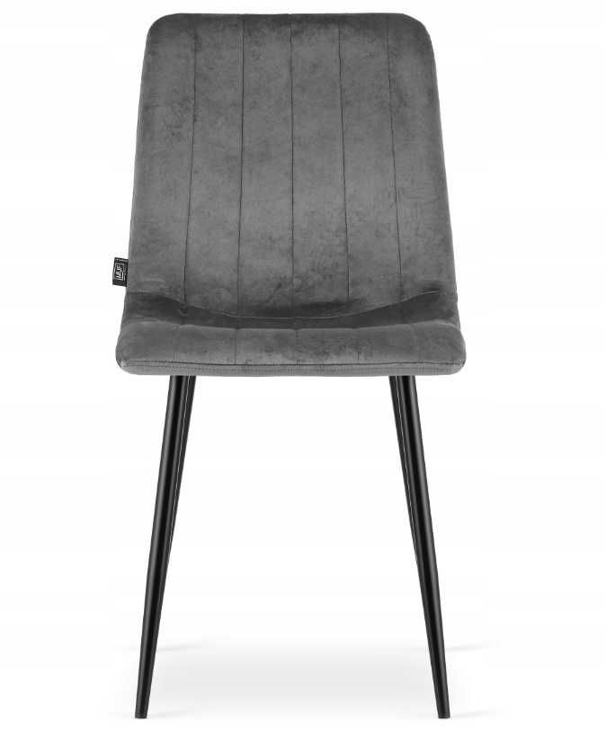 Nowoczesne Krzesło Simple Tapicerowane Aksamitne Kolory *Wyprzedaż*