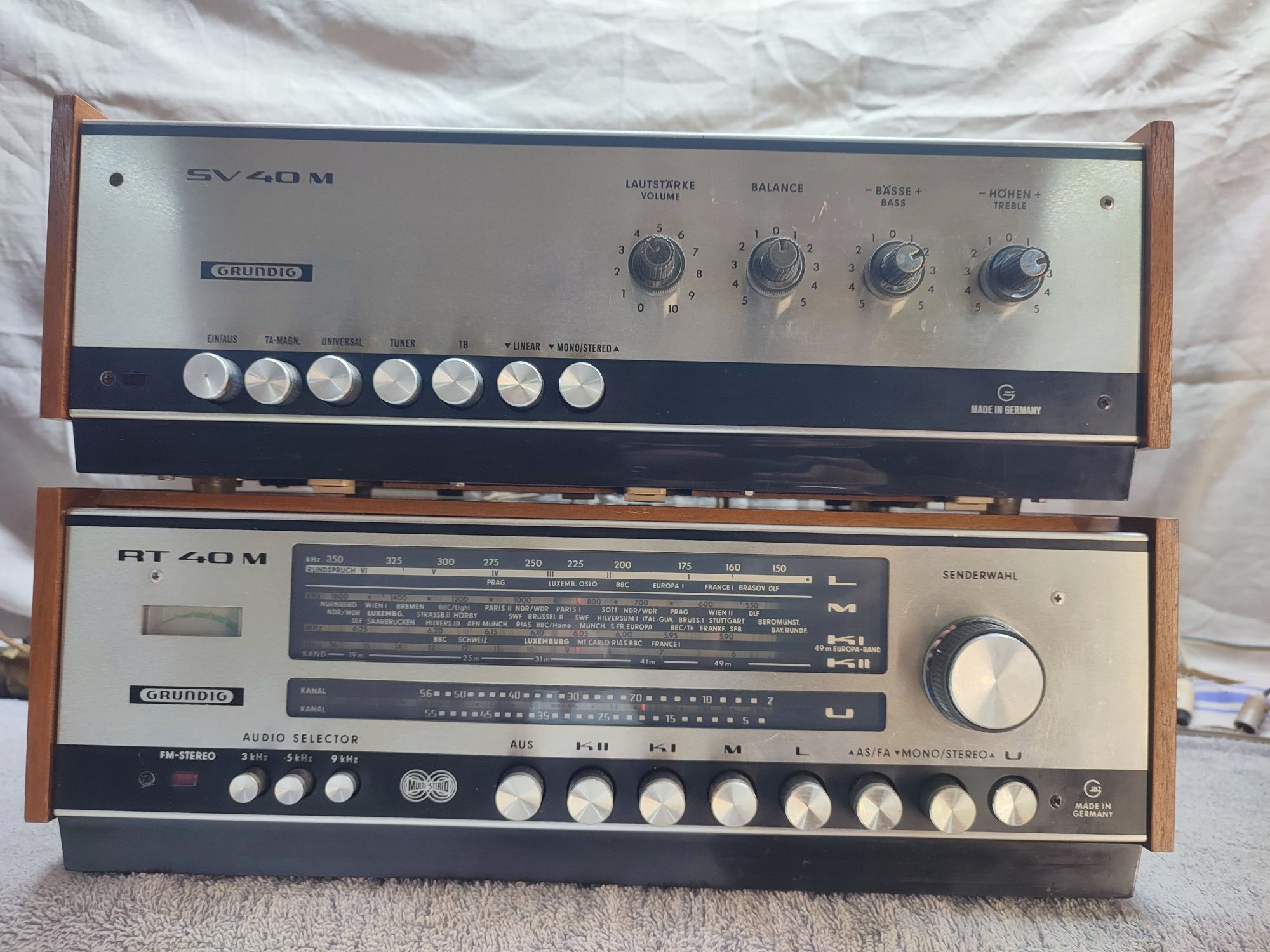 Grundig SV 40 M RT 40 M Box 5 a tuner wzmacniacz