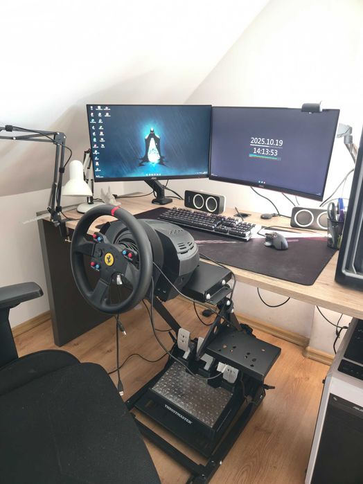 Kierownica Thrustmaster T300 Ferrari + Thrustmaster T-LCM + Stojak