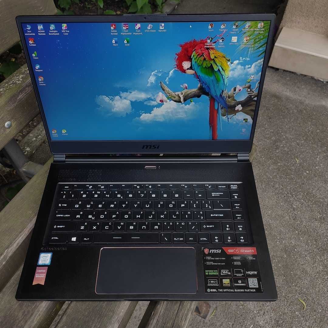MSI GS65 Stealth /15,6" IPS /i7 9750H/16 gb RAM/GTX 1660 Ti/512GB SSD