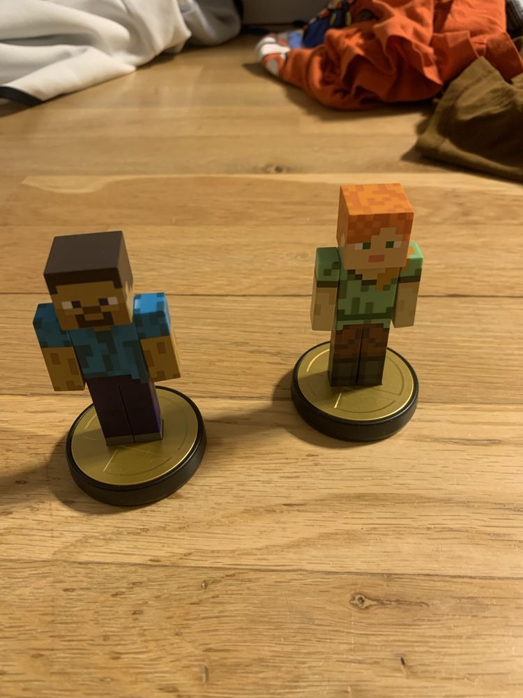 Amiibo Steve i Alex