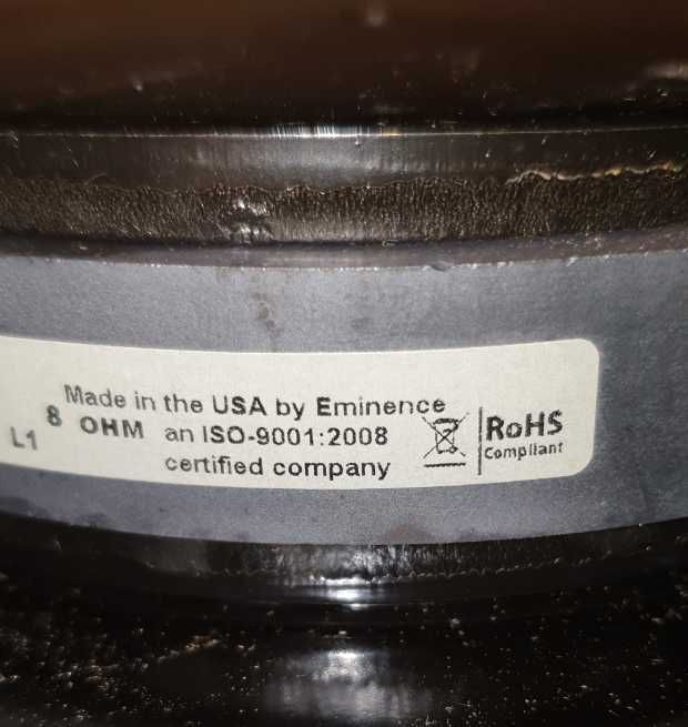 Głośnik 12" Eminence 200W, 8 ohm USA