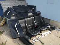 Wnętrze bmw e46 coupe sportsitze czarneskórzane elektryczne fotele