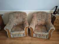 Dwa fotele welurowe | 2 x fotel welurowy