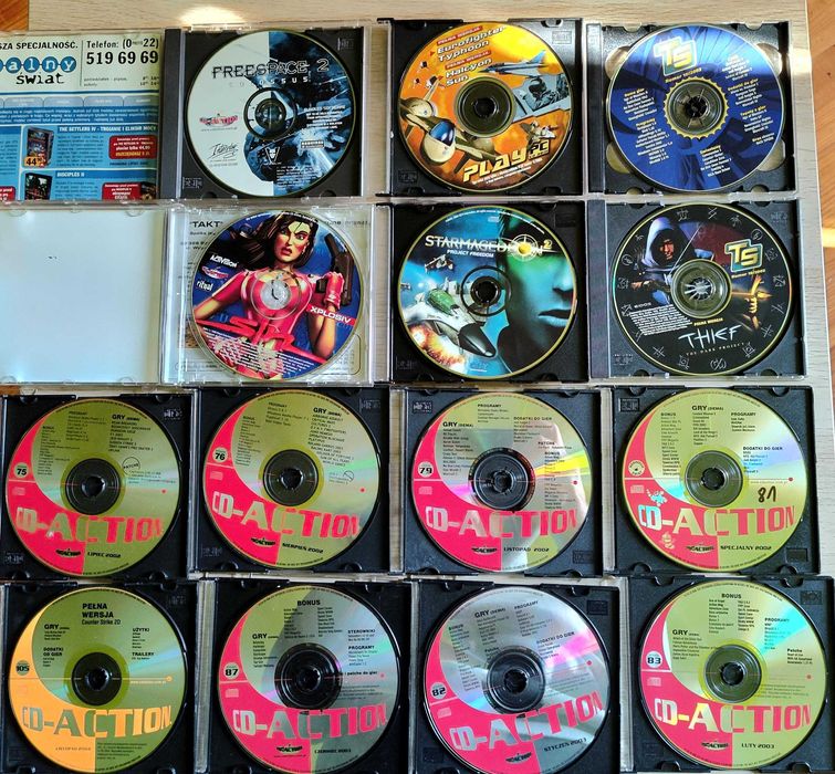 Zestaw gier na PC z CD-Action, Play, Click