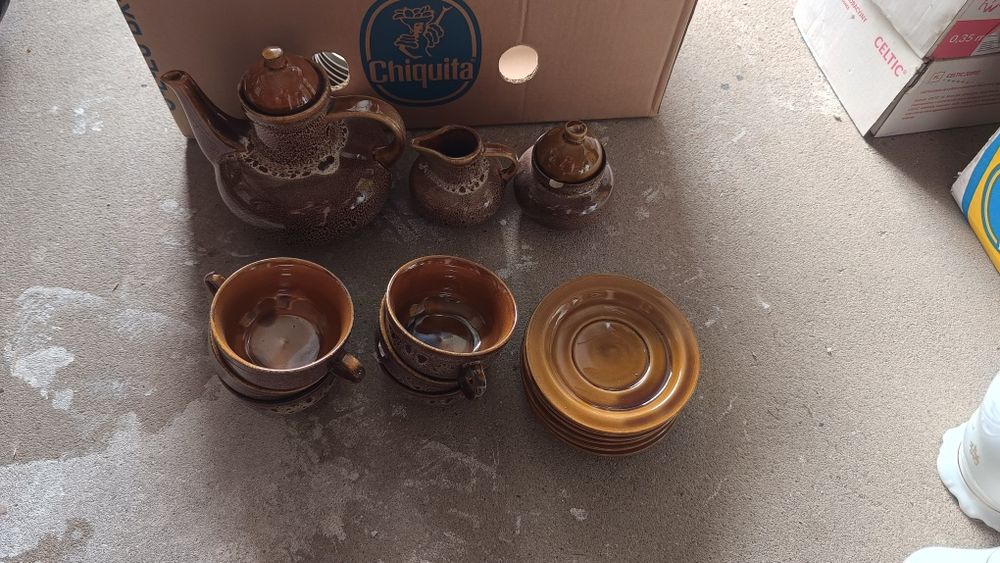 Zestaw kawowy nefryt