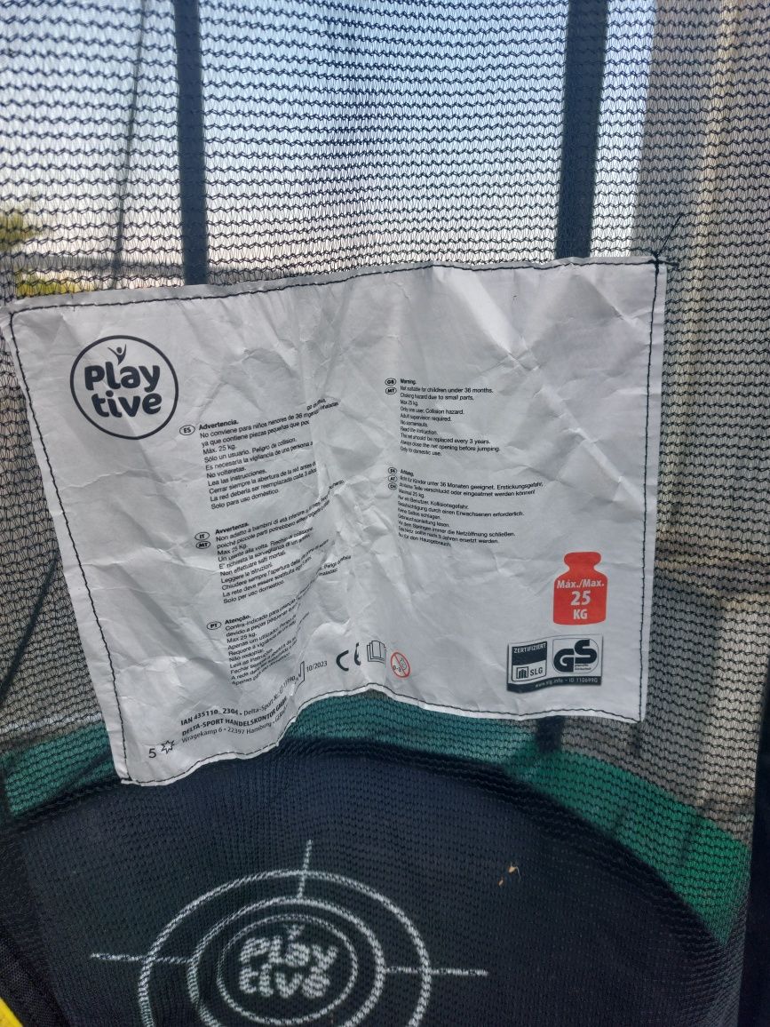 TRAMPOLIM com rede para crianças - 140cm
