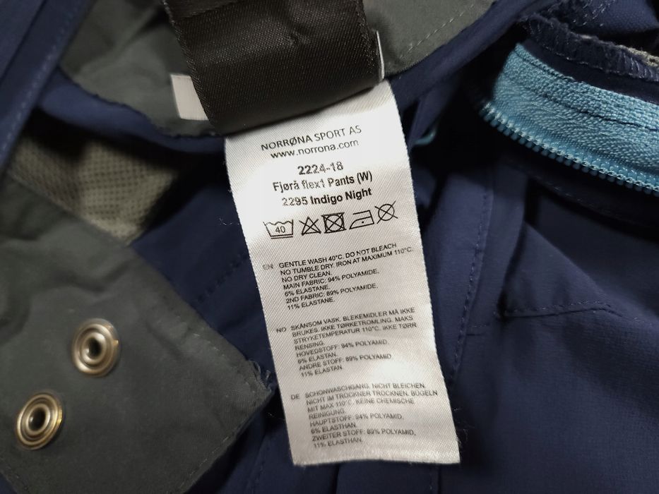 NORRONA Fjora Flex1 Spodnie Trekkingowe Damskie Logowane r. XS