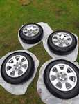 Alufelgi 15" 5x112 Audi + opony zimowe Kormoran