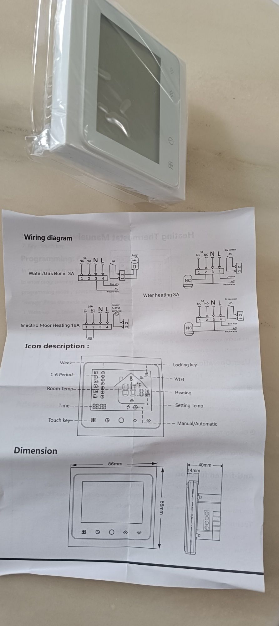 Wifi Termometr, czujnik wilgotności