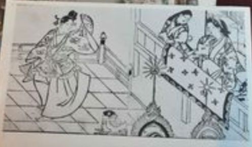 pinturas japonesas preto e branco