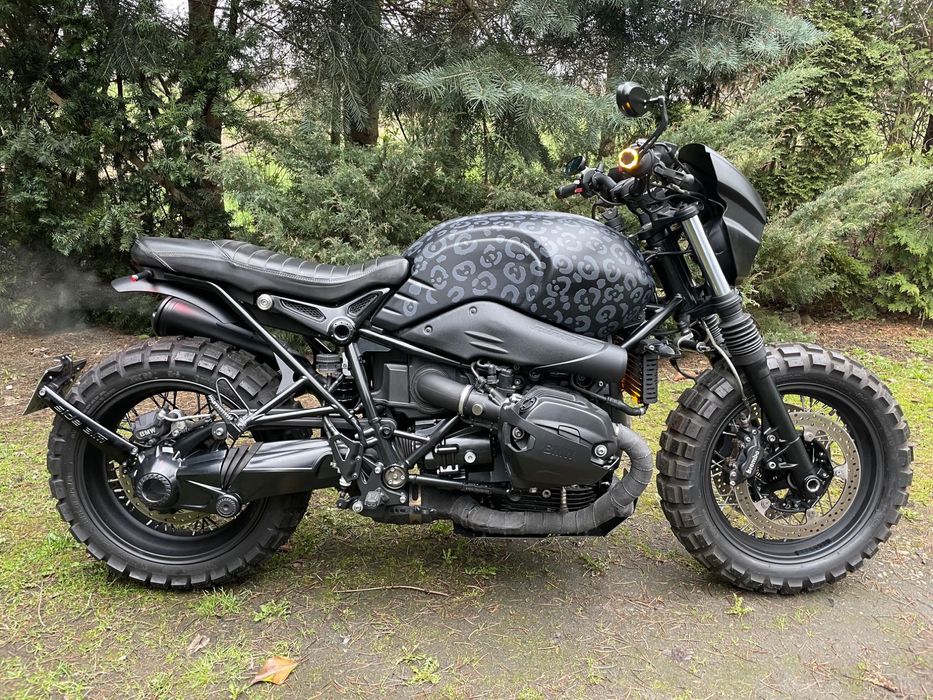 BMW R nineT – All Black Panther – Custom 2016, 1200cm3 SCRAMBLER