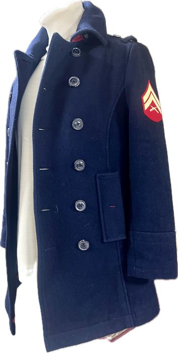 Бушлат шерстяной Superdry Peacoat USMC, размер S/M