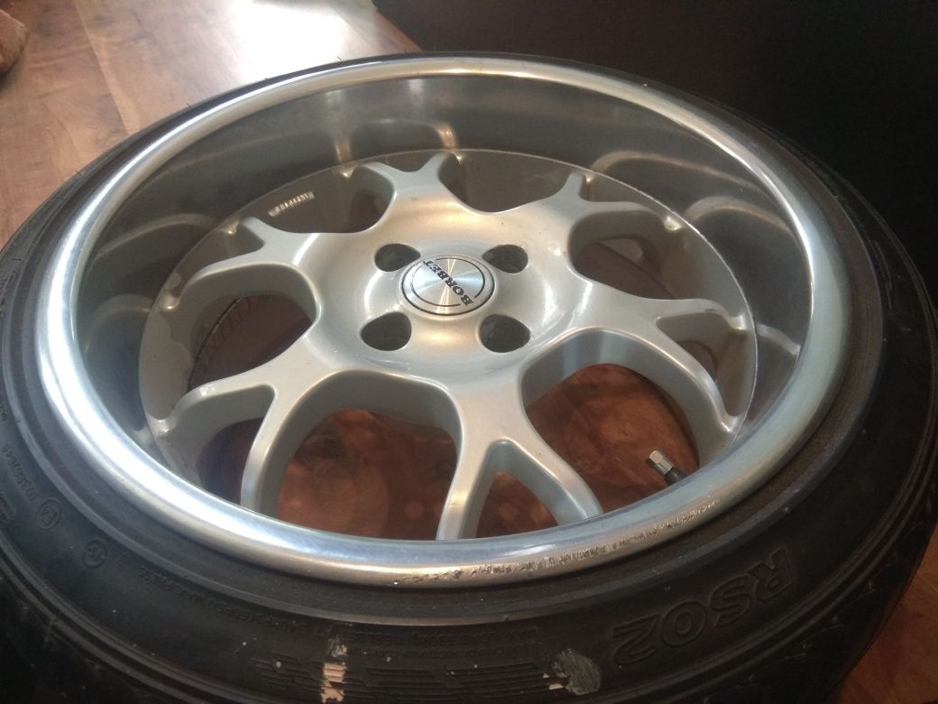 Alu felgi 4x100 opony 205 i 215 r16