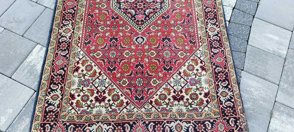 Bidjar Takab dywan wełniany tkany ręcznie 147 x 82 cm perski wełna